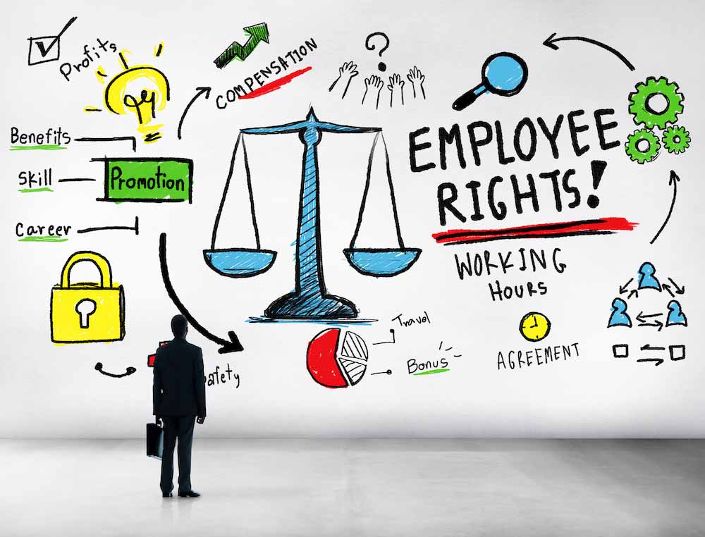Employee rights employment equality job businessman concept